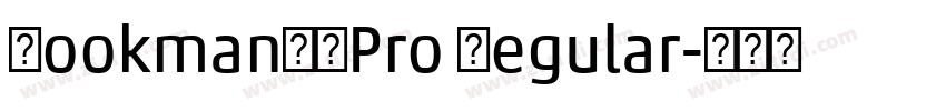 BookmanJFPro Regular字体转换